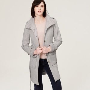 LOFT funnel neck coat